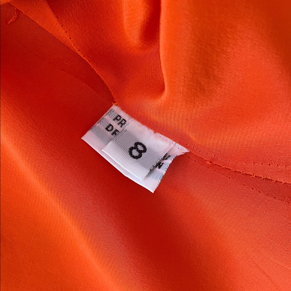 NWT.$3200 Oscar De La Renta Saks Fifth Avenue Orange Purple Floral Jacket Sz.8 - Picture 10 of 11